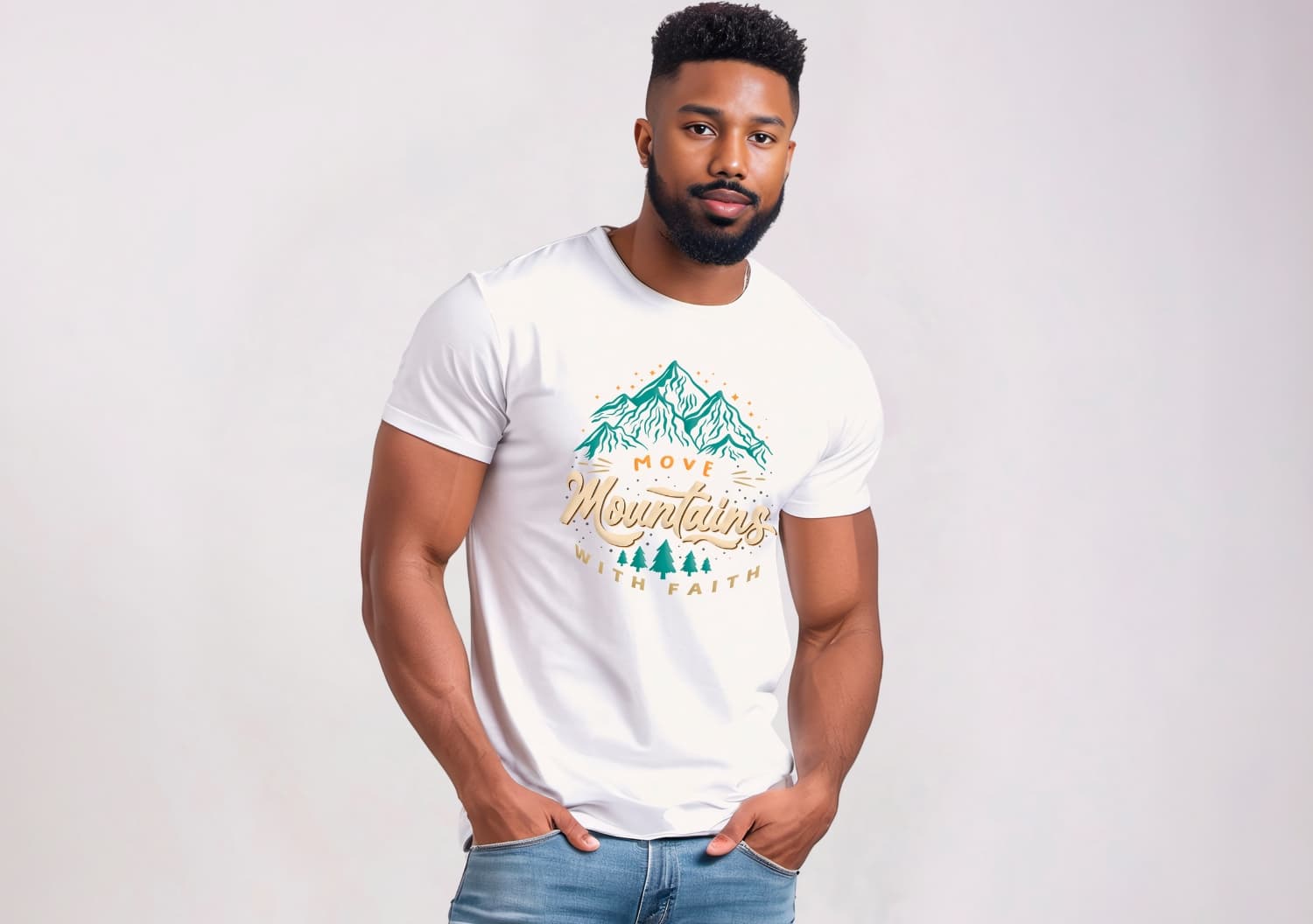 Camiseta Move Mountains