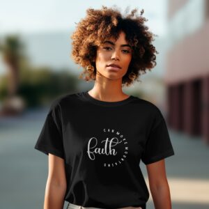 Camiseta Faith can move Mountains - hover